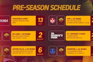 PP电子(中国)-官方：罗马将与凯泽斯劳滕、朗斯、维拉进行季前热身赛
